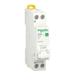 SCHNEIDER ELECTRIC - INTERRUPTEUR MAGNÉTOTHERMIQUE RESI9 1P + N 6A 4,5KA COURBE C 1 MODULE SCHNEIDER R9P35606