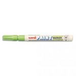UNIBALL MARQUEUR PEINTURE À HUILE, ENCRE À PIGMENTATION VERT CLAIR, POINTE FINE OGIVE UNI PAINT PX21/VC