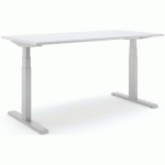 BUREAU RÉGLABLE STEELFORCE PRO 670 SLS 200CM - ARGENT GRIS - ACTIFORCE