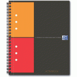 CAHIER ACTIVEBOOK SPIRALE A5 + 160P 80G Q5/5 GRIS - OXFORD