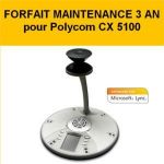 FORFAIT MAINTENANCE 3 ANS POLYCOM CX 5100 ET 5500 - ACCESSOIRE SOLUTIONS COLLABORATIVES