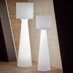 NEWGARDEN GRACE LAMPE SUR PIED LED IP65 BLANC, 170 CM