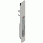 POIGNÉE CUVETTE SOLENA MONTAGE SIMPLE GAUCHE -POUR PROFIL DE 31 À 46MM - INOX LA CROISÉE DS