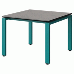 TABLE MALIBU 80X80 T3 SOUDÉ STR BÉTON F186/NOIR BLEU 5018