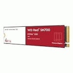 WD RED SN700 WDS400T1R0C - DISQUE SSD - 4 TO - PCI EXPRESS 3.0 X4 (NVME)