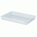 BAC EMPILABLE EURO 600 X 400 MM, BLANC - 50 MM