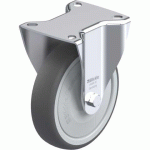 BLICKLE - ROULETTE FIXE Ø 125MM BANDAGE POLYURÉTHANE TPU 250KG - B-PATH 125KF