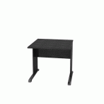 BUREAU DROIT PIÉTEMENT L 80CM NOIR MONTRÉAL 2