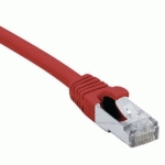 CORDON RJ45 CATÉGORIE 6A S/FTP LSOH SNAGLESS ROUGE - 15 M - DEXLAN