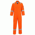 PORTWEST AF73 COMBINAISON ARAFLAME SILVER ORANGE - TAILLE 44 - STANDARD