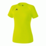 T-SHIRT - ERIMA - PERFORMANCE FEMME JAUNE FLUO