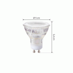 ARCCHIO AMPOULE LED GU10 2,5W 4000K 450LM VERRE SET DE 3 PIÈCES