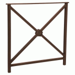 BARRIÈRE HÉRITAGE ROSACE 80 CM - MARRON 8017 - PROCITY