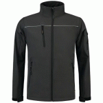 BLOUSON SOFTSHELL LUXE 402006 DARKGREY 7XL - TRICORP WORKWEAR