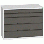 BOTT 1 ARMOIRE À TIROIRS VERSO - 800MM - 5 TIROIRS - BOTT
