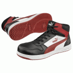 CHAUSSURE DE SÉCURITÉ FRONTCOURT NOIR/BLANC/ROUGE S3L P 40 - PUMA - 630050201000040