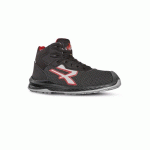 CHAUSSURES HAUTES DE SÉCURITÉ STOCCOLMA S3 CI SRC ESD - NOIR ET ROUGE - TAILLE 41 UPOWER