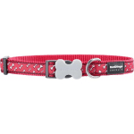 RED DINGO - COLLIER CHIEN FANTAISIE ROUGE OS TAILLE : T2