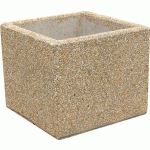 JARDINIÈRE CARRÉE EN BÉTON 80 X 80 X 45 CM - MANUTAN COLLECTIVITÉS