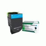 LEXMARK 71B20C0 TONER CYAN POUR IMPRIMANTE LASER - TONER AUTHENTIQUE