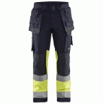 PANTALON DE TRAVAIL MULTINORMES INHÉRENT STRETCH FLUORESCENT TAILLE 50 - BLAKLADER