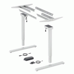PIEDS DE BUREAU MOTORISÉS STEELFORCE PRO 300 - BLANC HETTICH