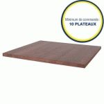 PLATEAU DE TABLE EUGENE FRÊNE 70 X 70 CM