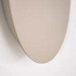 APPLIQUE MURALE LED ESCALE BLADE, TAUPE, Ø 24 CM