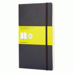CARNET MOLESKINE SOUPLE NOIR 13 X 21 CM IVOIRE UNI 192 PAGES