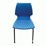 CHAISE DE RESTAURATION RECONDITIONNÉE BLEUE
