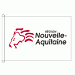 DRAPEAU DE RÉGION ADMINISTRATIVE NOUVELLE AQUITAINE