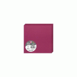 LOT DE 2 - PAQUET DE 25 CARTES PLIÉES POLLEN 135X135MM 210G/M² - FRAMBOISE