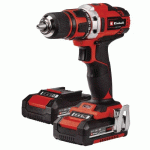 PERCEUSE VISSEUSE SANS FIL TE-CD 18/40-1 LI (2X2.0 AH) + COFFRET - POWER X-CHANGE EINHELL