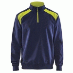 SWEAT COL CAMIONNEUR BICOLORE TAILLE L - BLAKLADER