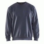 SWEAT COL ROND GRIS TAILLE M - BLAKLADER