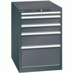 ARMOIRE NOIR 564X725X850 AVEC 5 TIR. 75KG _ 78.527.060 - LISTA