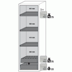 ARMOIRE SÉCURITÉ S-CLASSIC-90 S90.196.060 JAUNE