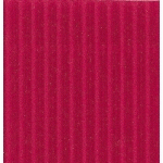 CARTON ONDULÉ, PAQUET DE 10 FEUILLES MOYENNE CANNELURE 300G/M2 AU FORMAT 50X70CM - ROUGE - LOT DE 2