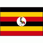 DRAPEAU OUGANDA : DIMENSIONS - 200 X 300 CM