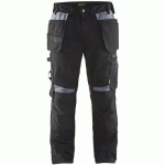 PANTALON DE TRAVAIL ARTISAN NOIR/GRIS TAILLE 58C - BLAKLADER