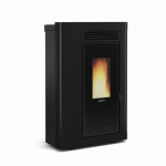 POÊLE À GRANULÉS ÉTROIT ET CANALISÉ - 9KW - NOIR - ANNABELLA AD EVO LA NORDICA EXTRAFLAME