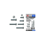 KRAFTMANN - POWER MAN ÉCROUS ET BOULONS ASSORTIMENT, M4 + M5 MÉTRIQUE - 125 PIÈCES 8134