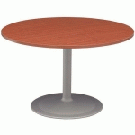 TABLE DE REUNIONRONDE DIAM120 MERISIER / PIED S TULIPE