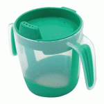 TASSES À ANSES ET BEC 22 CL - POLYP. - VERT - PLASTOREX