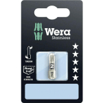 WERA - 05073614001 EMBOUT 3855/1 TS SB EN ACIER INOXYDABLE PZ 1 X PZ 2 X 25 MM