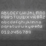 ARTEMIDE ALPHABET OF LIGHT APPLIQUE MINUSCULE N