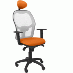 CHAISE JORQUERA AVEC APPUI-TÊTE GRIS/ORANGE - PIQUERAS Y CRESPO