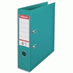 CLASSEUR A LEVIER N°1 POWER ESSELTE - DOS 7,5 CM - POLYPROPYLENE - TURQUOISE