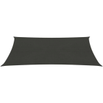 VOILE D'OMBRAGE 160 G/M² ANTHRACITE 3X4.5 M PEHD - ANTHRACITE