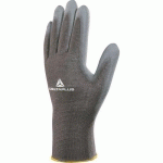 GANTS DE MANUTENTION TRICOT POLYESTER/PU GRIS 07 - DELTA PLUS